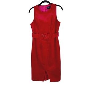 Anthropologie Adria Moss Raspberry Corduroy Dress